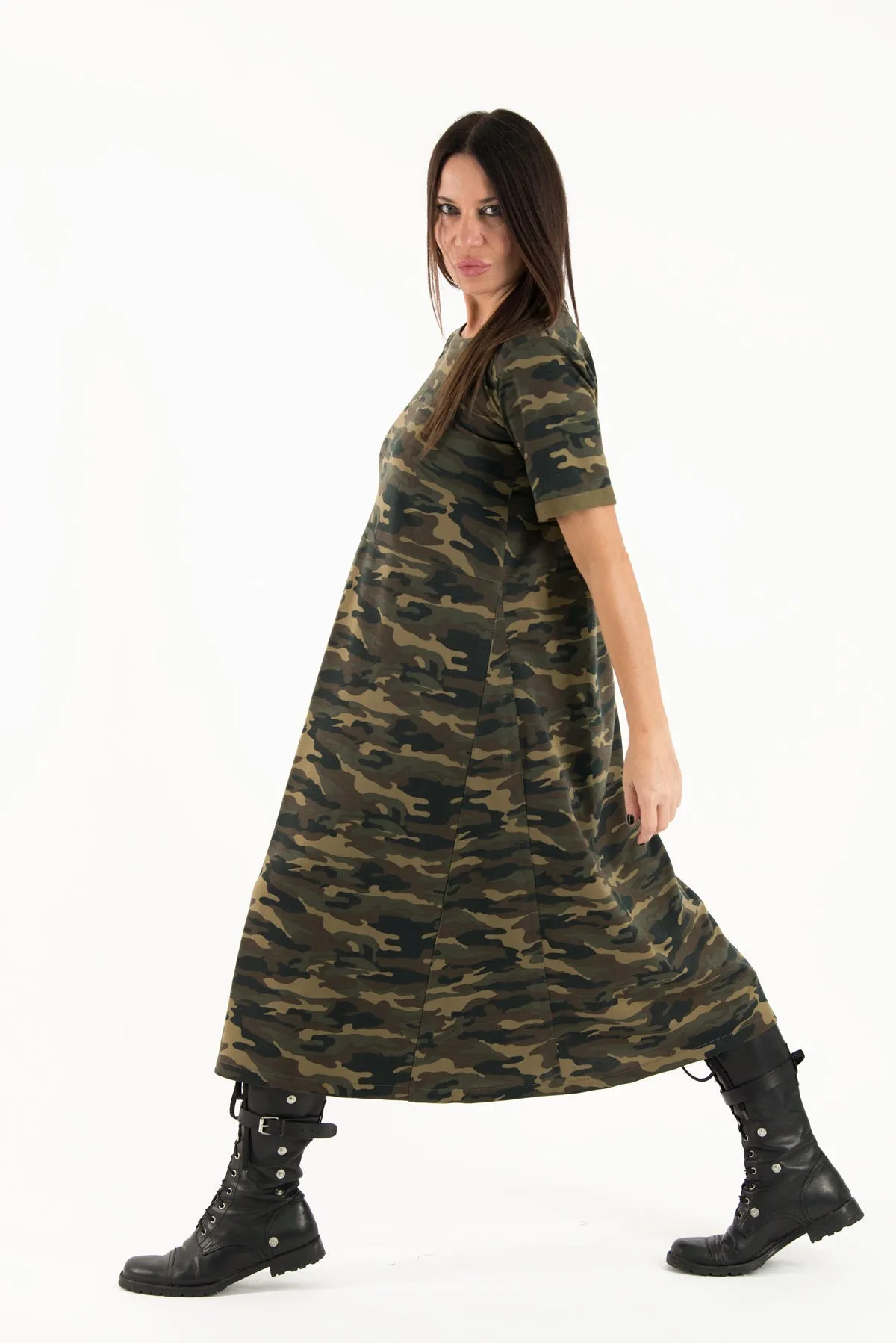 TEDDY Autumn Camouflage Dress