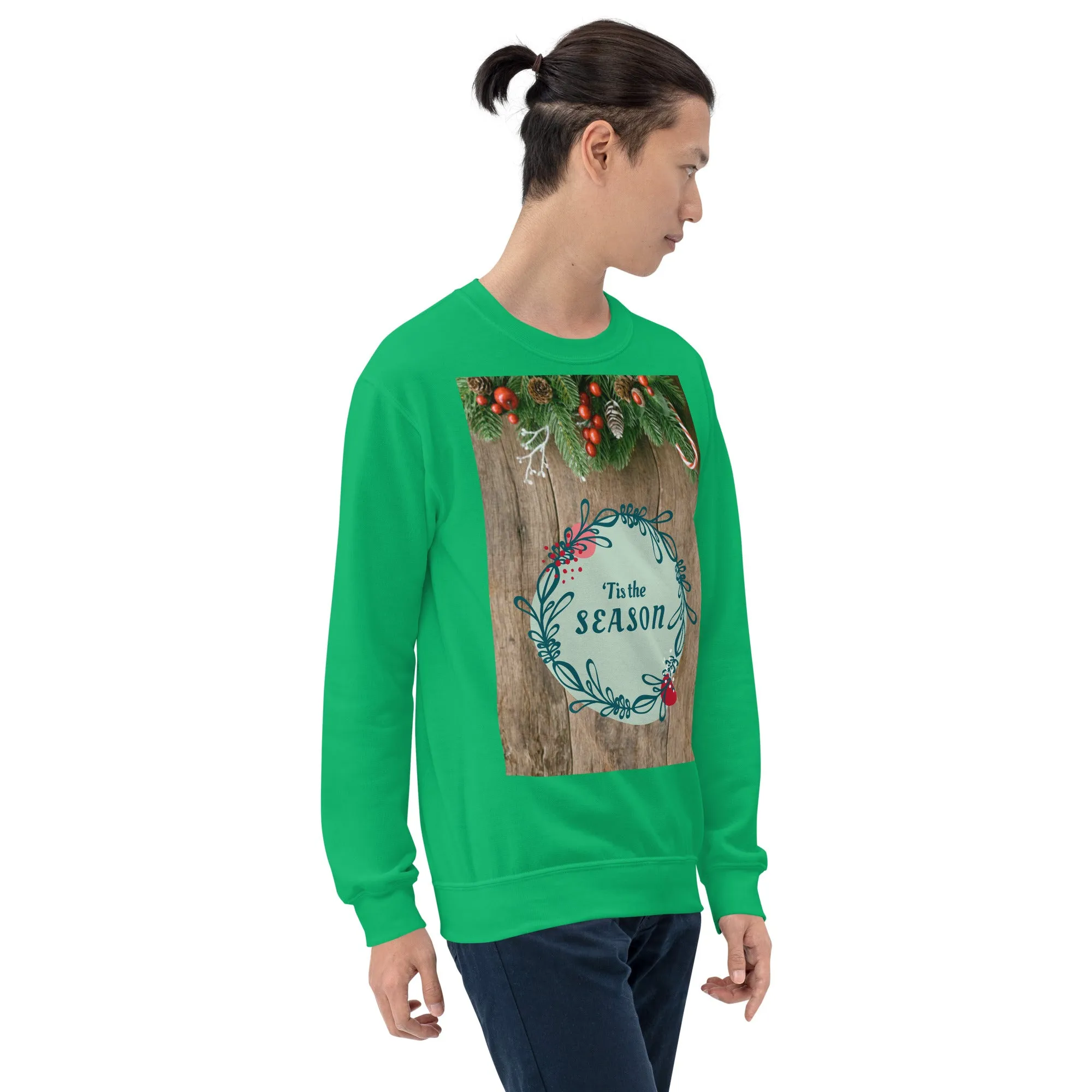 Tis The Season Christmas Sweatshirt (Glamourange Christmas Sweatshirt Men)