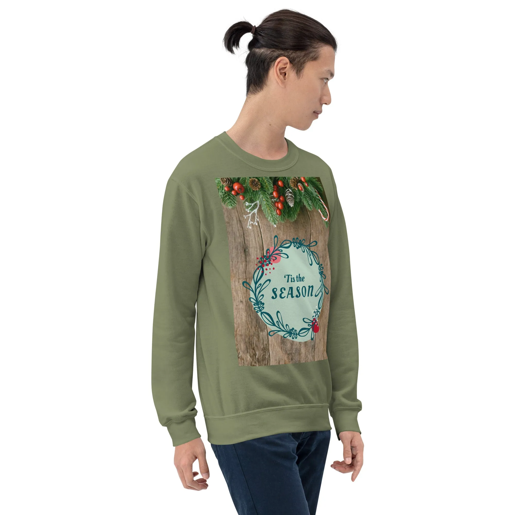 Tis The Season Christmas Sweatshirt (Glamourange Christmas Sweatshirt Men)