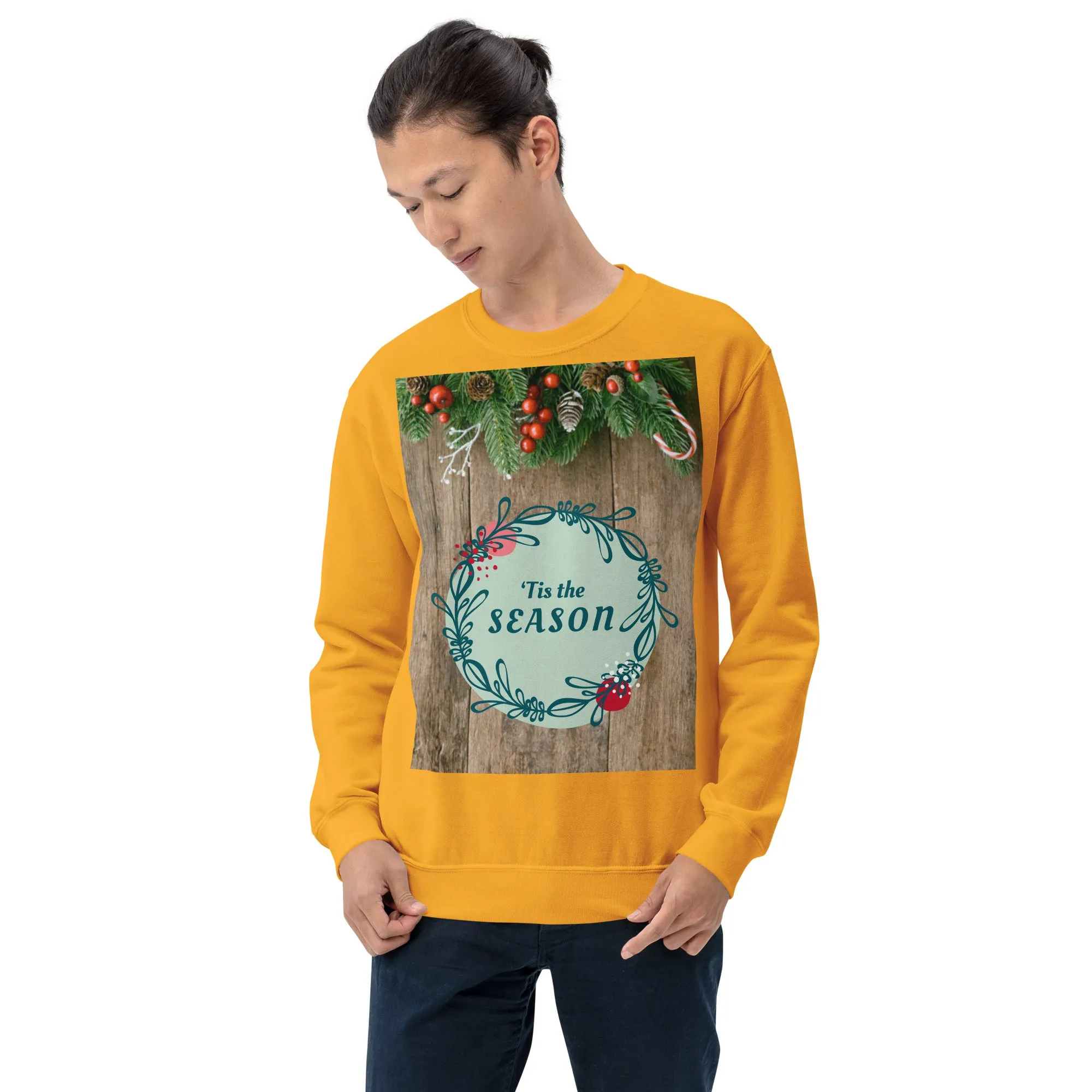 Tis The Season Christmas Sweatshirt (Glamourange Christmas Sweatshirt Men)
