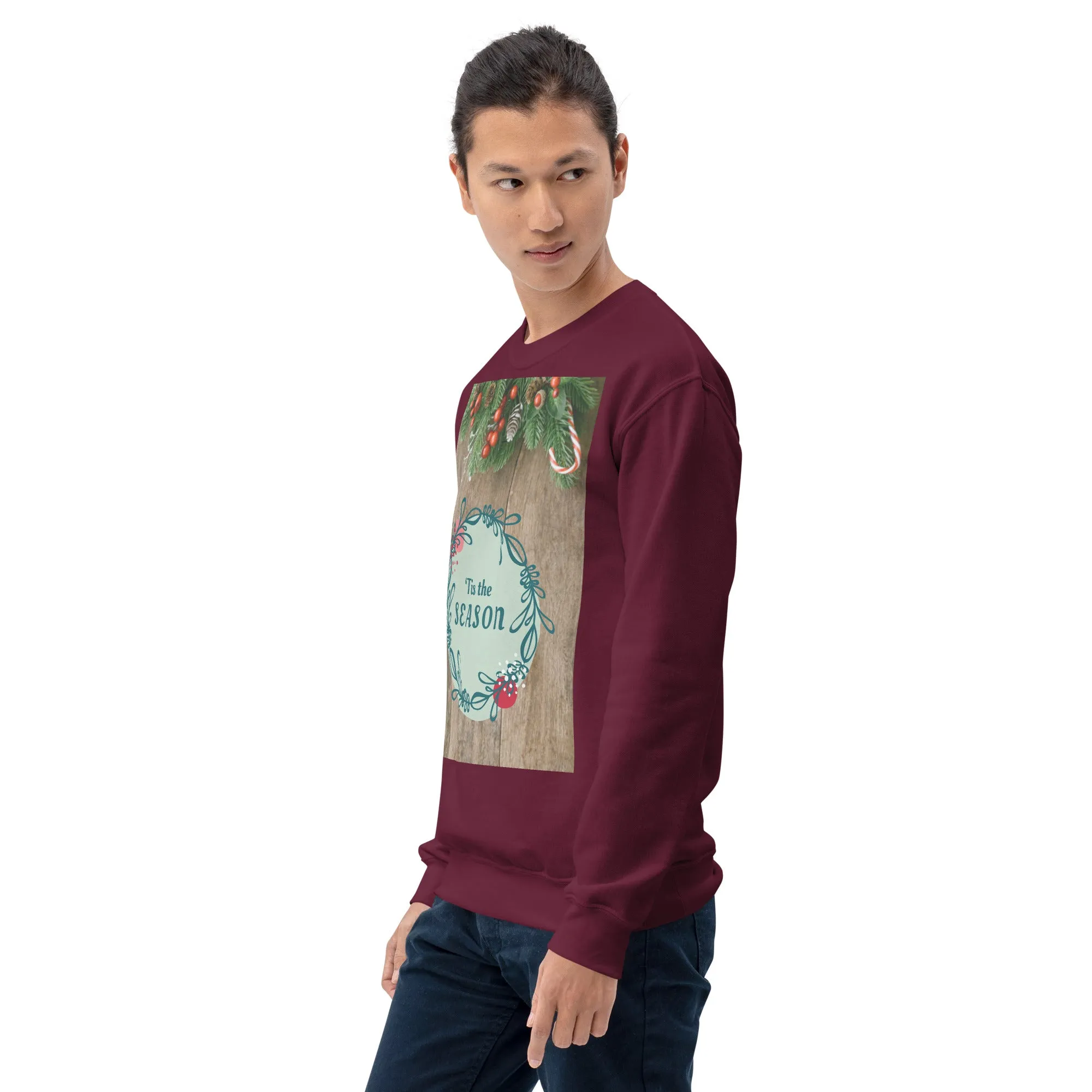 Tis The Season Christmas Sweatshirt (Glamourange Christmas Sweatshirt Men)