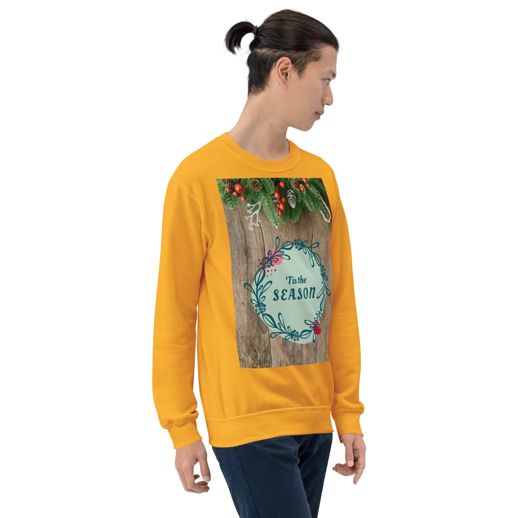 Tis The Season Christmas Sweatshirt (Glamourange Christmas Sweatshirt Men)