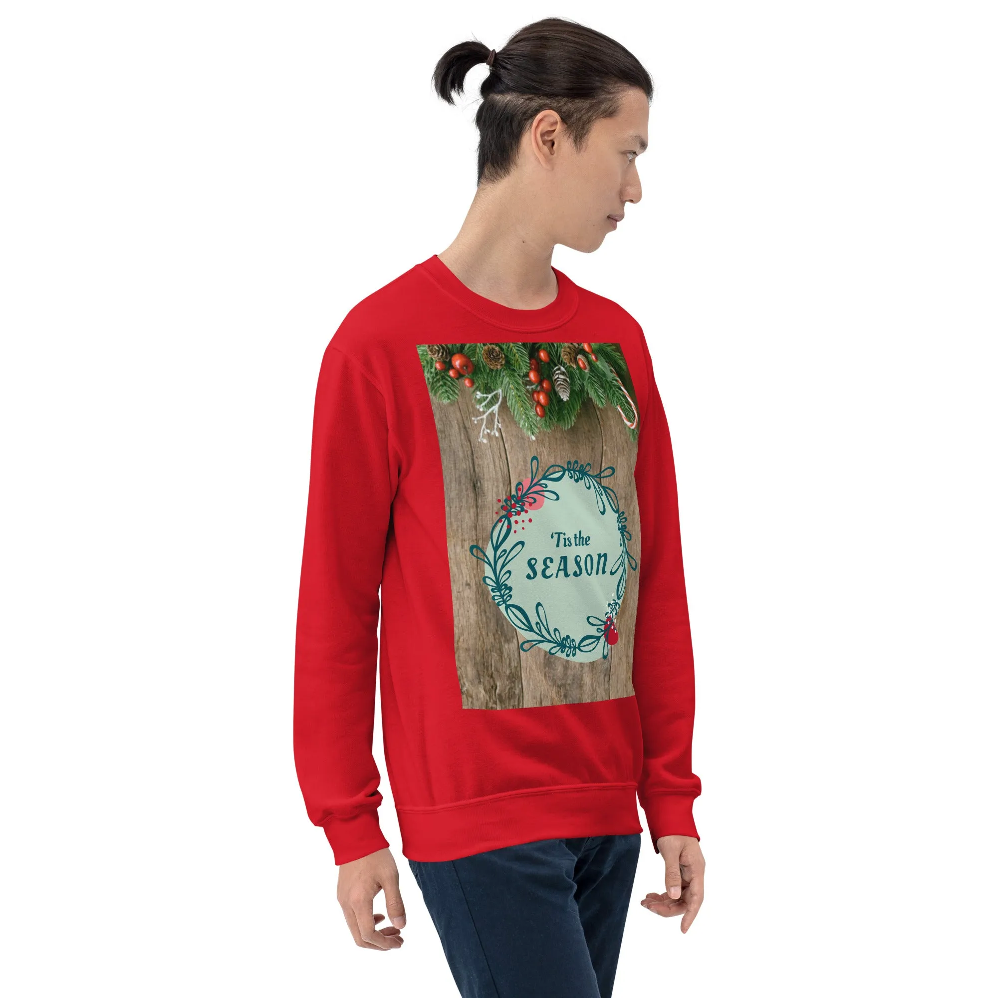 Tis The Season Christmas Sweatshirt (Glamourange Christmas Sweatshirt Men)