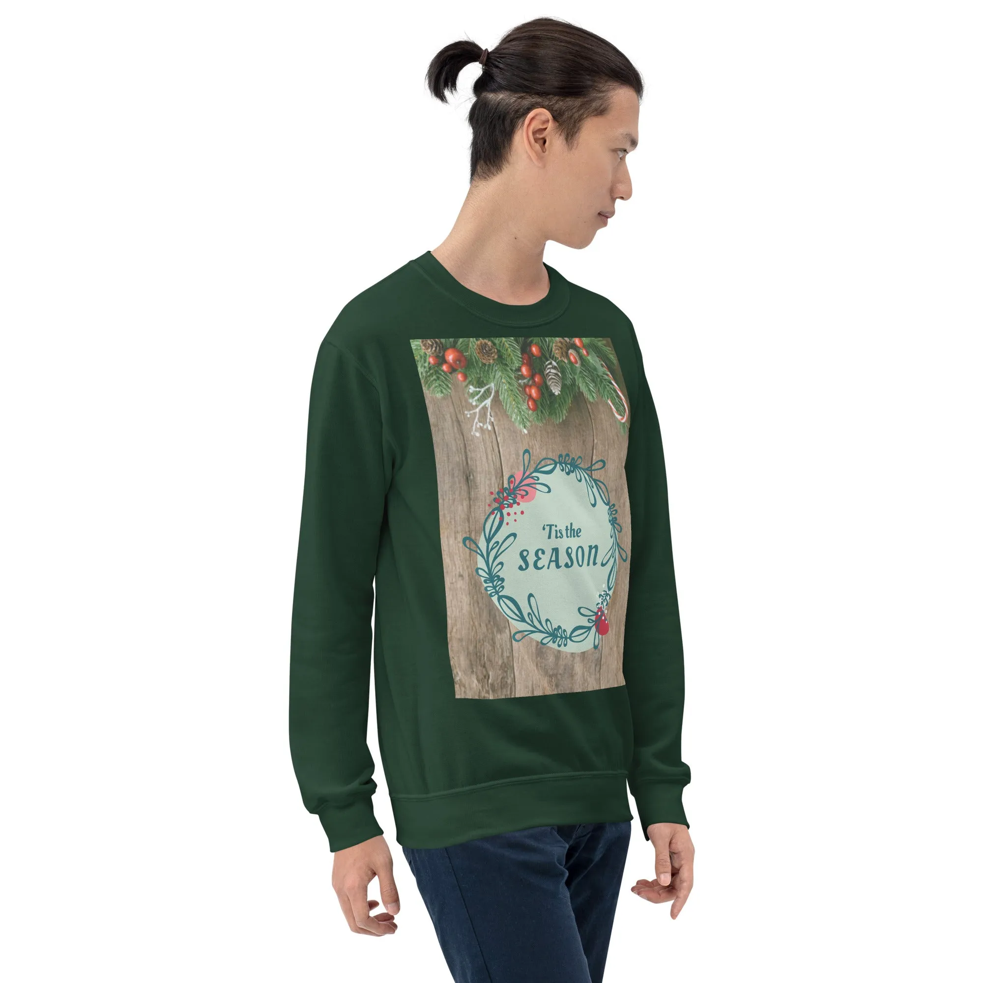 Tis The Season Christmas Sweatshirt (Glamourange Christmas Sweatshirt Men)