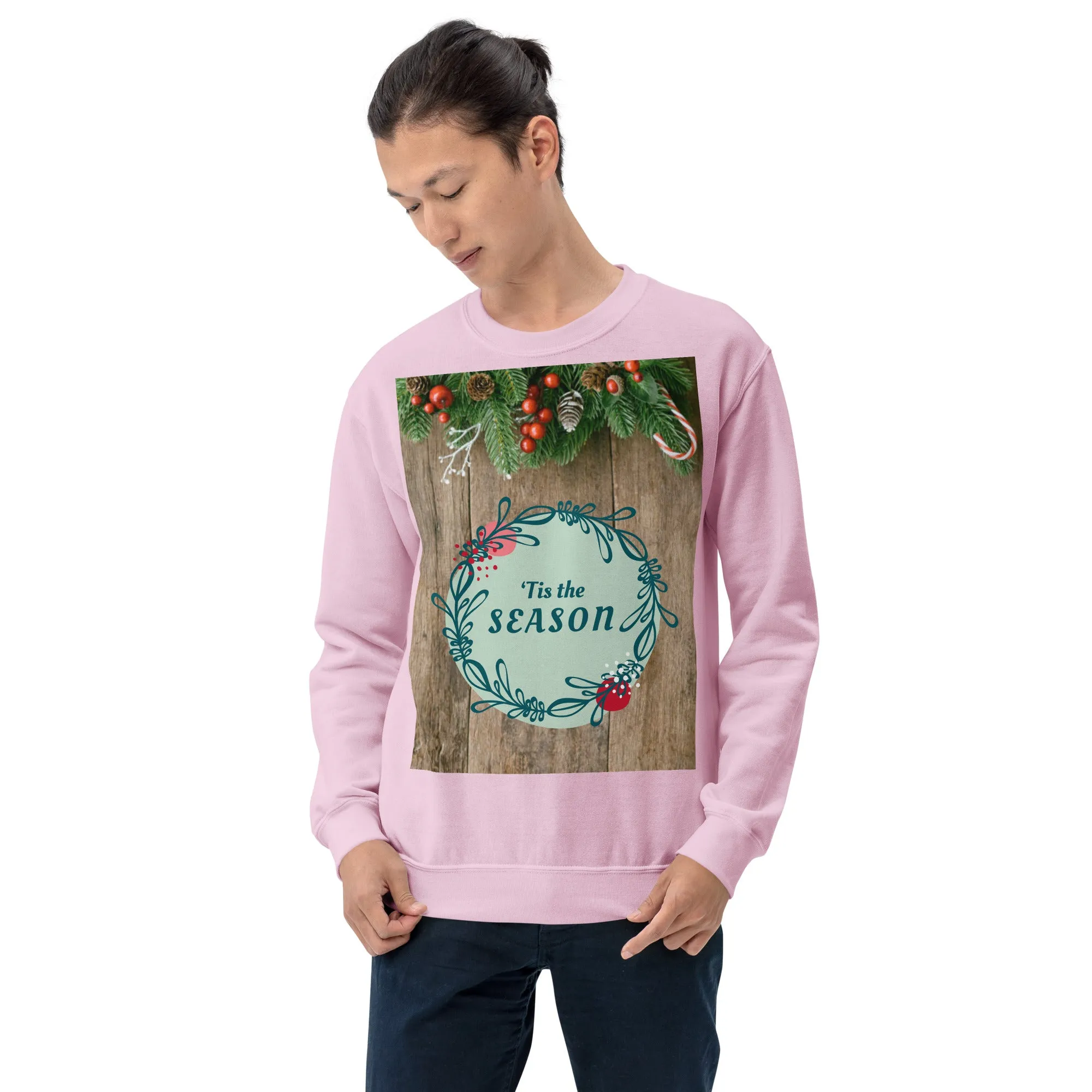 Tis The Season Christmas Sweatshirt (Glamourange Christmas Sweatshirt Men)