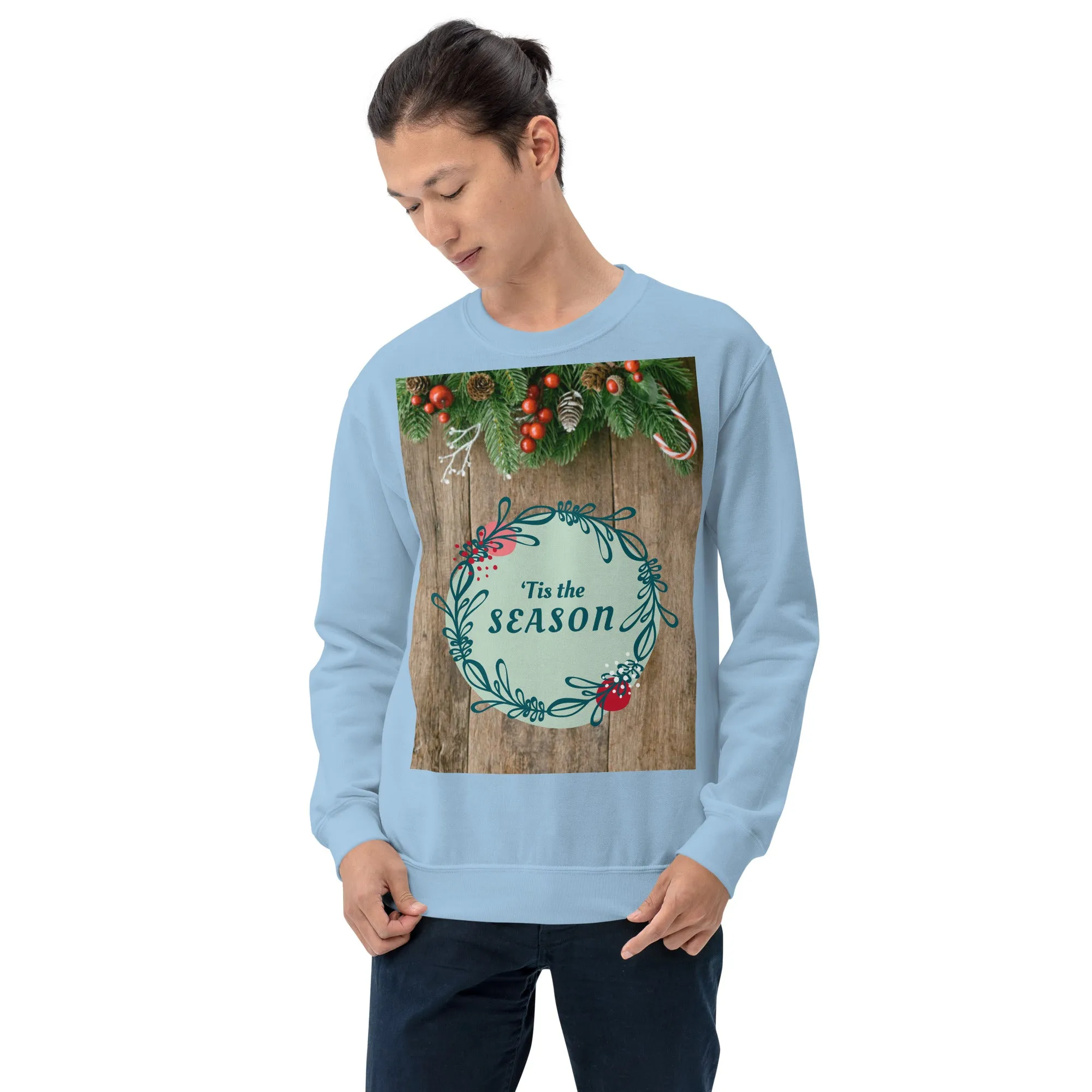 Tis The Season Christmas Sweatshirt (Glamourange Christmas Sweatshirt Men)