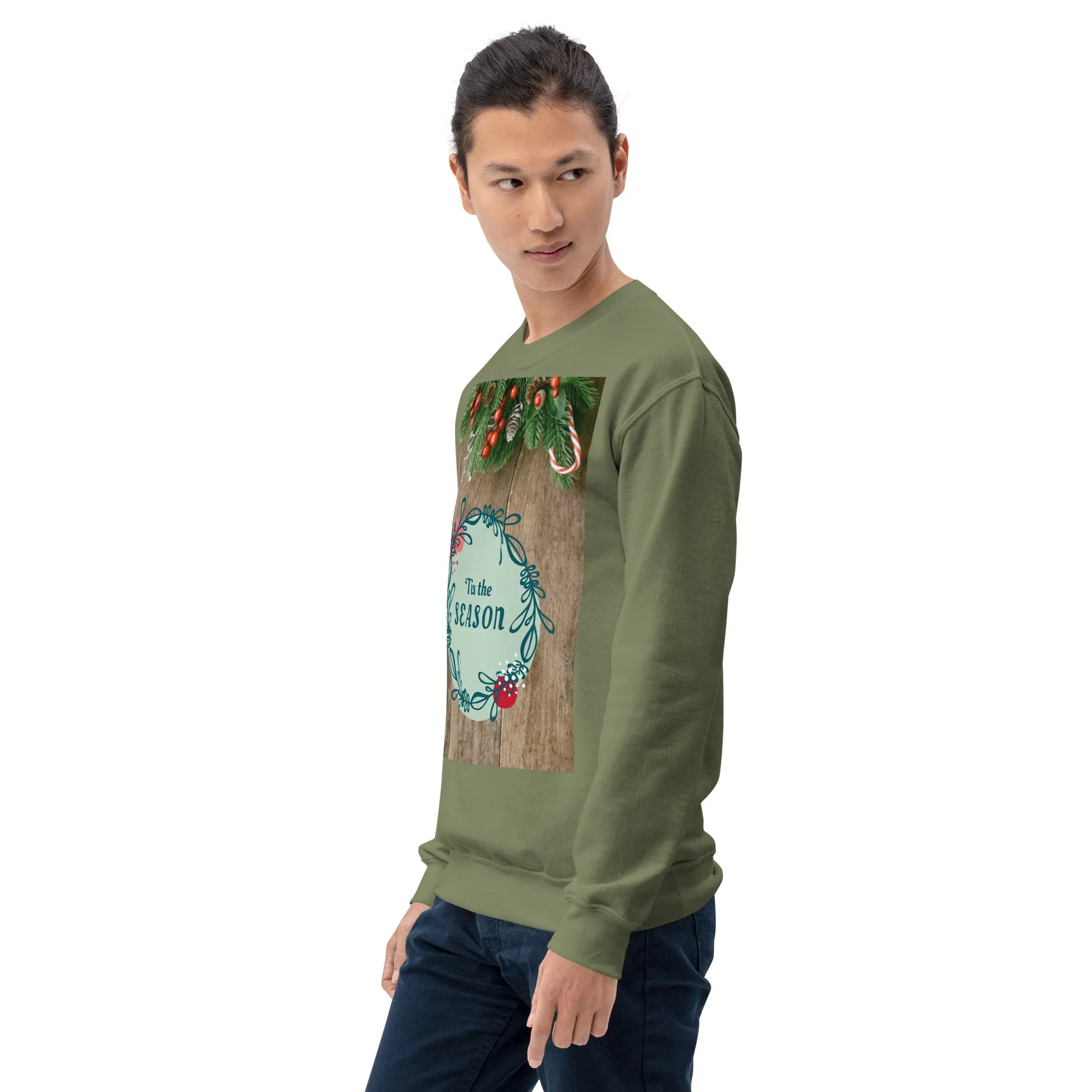Tis The Season Christmas Sweatshirt (Glamourange Christmas Sweatshirt Men)