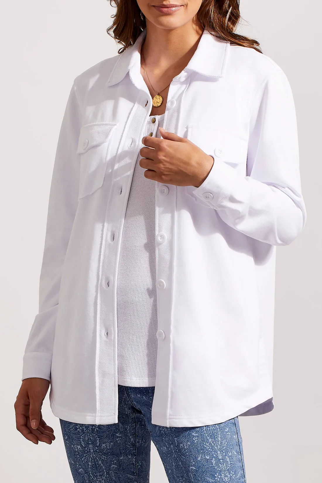 Tribal Spring/Summer 2023 - 7651O-4614-Shacket-White