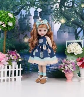 Unicorn Portraits - dress with boots for Ruby Red Fashion Friends doll