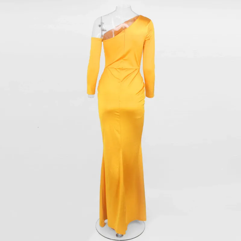Women's Autumn Asymmetrical Sheath Long Dress