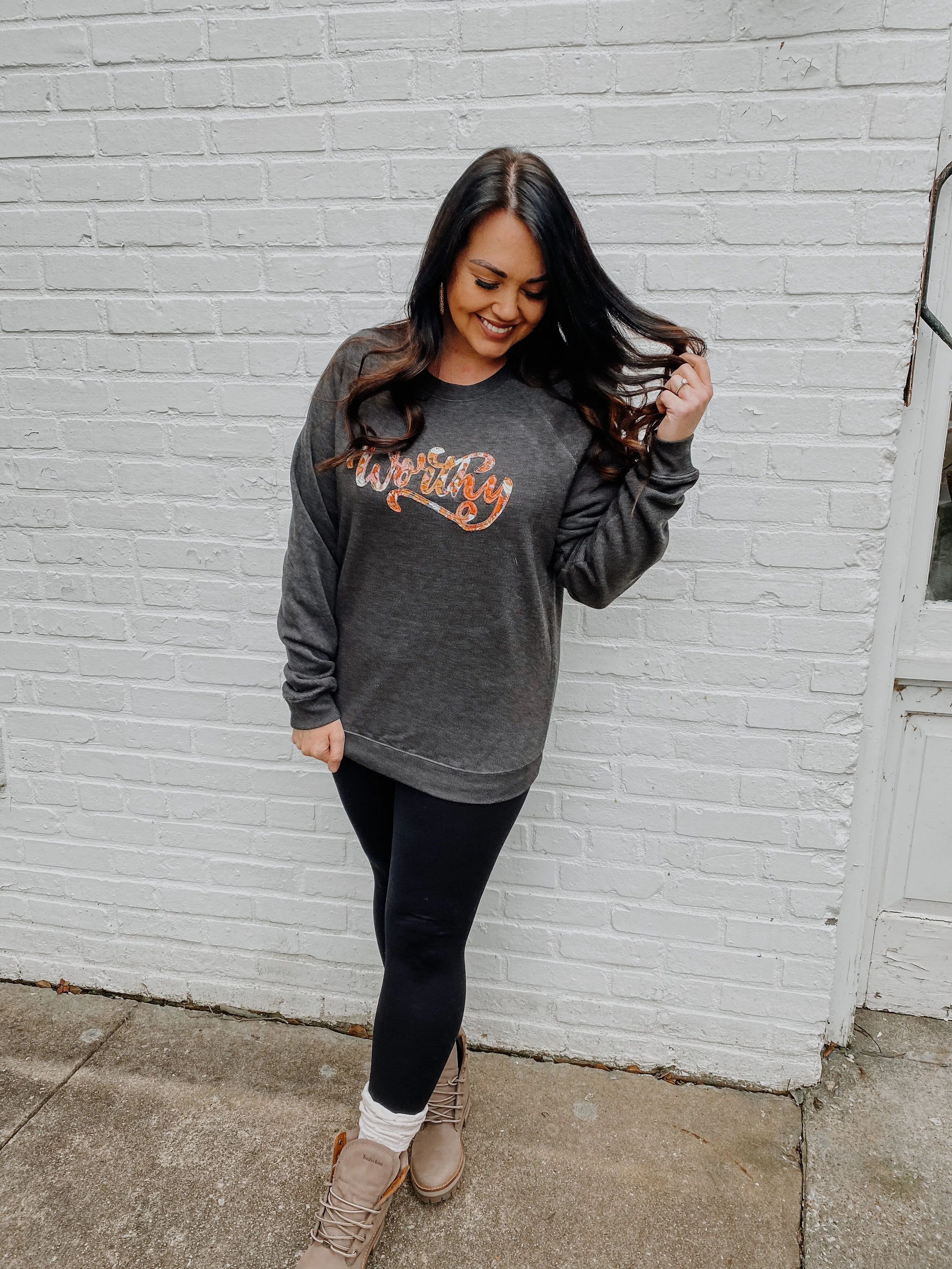 Worthy Sweatshirt | Handmade