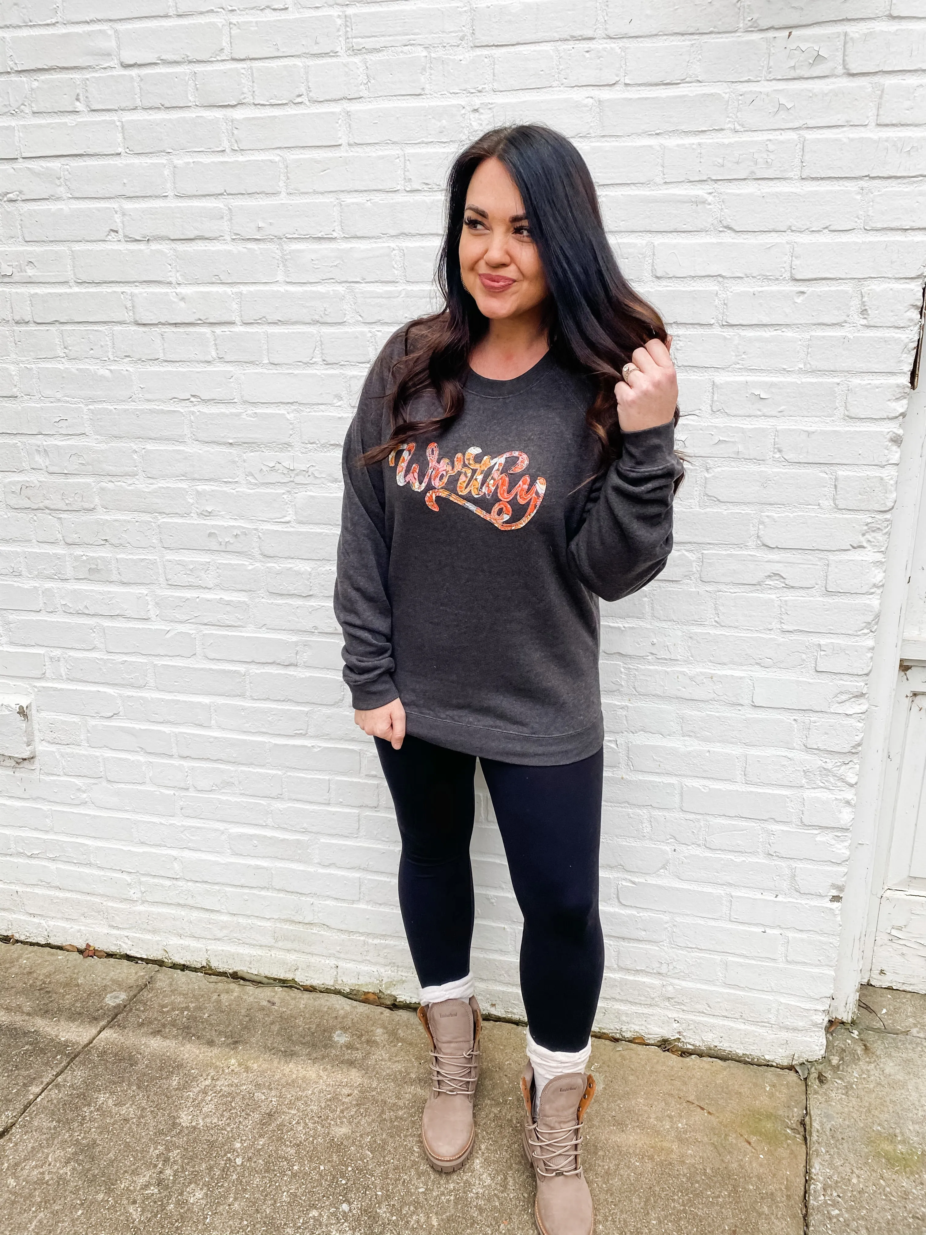 Worthy Sweatshirt | Handmade