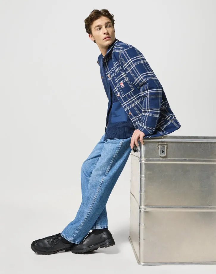 Wrangler Men's Casey Reversible Shaket in Navy