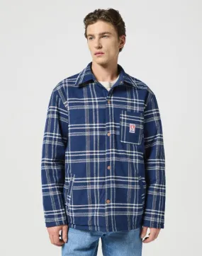 Wrangler Men's Casey Reversible Shaket in Navy