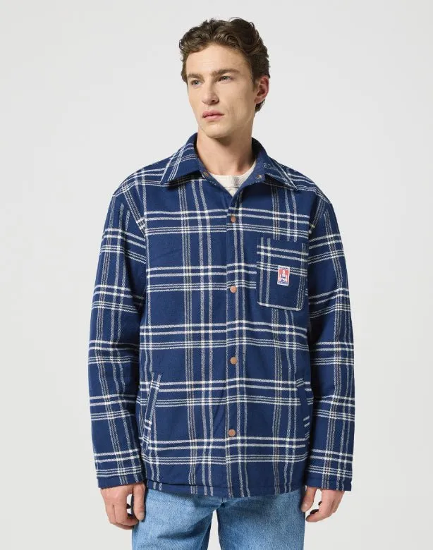 Wrangler Men's Casey Reversible Shaket in Navy